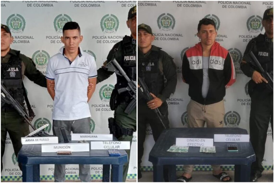 Golpe a la extorsión en Maicao: Policía capturó a dos sujetos en flagrancia