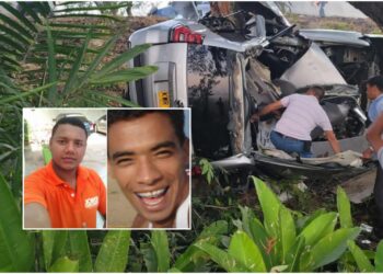 Dos jóvenes guajiros pierden la vida en accidente de tránsito en las vías del Cesar: hay tres heridos