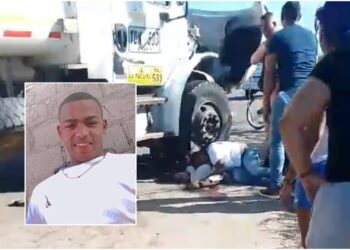 Un joven murió aplastado por una volqueta en la vía Riohacha – La Florida