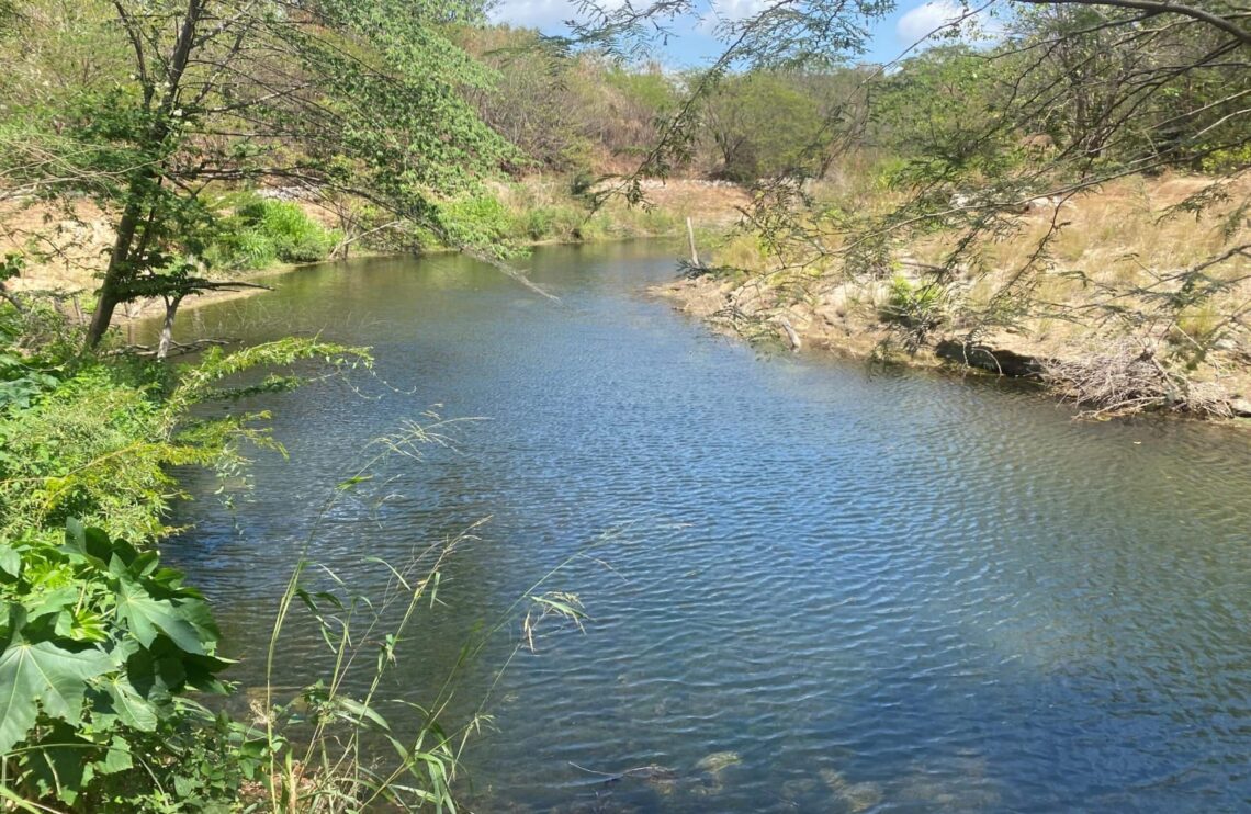 El Arroyo Bruno se ha mantenido con agua durante el presente verano guajiro