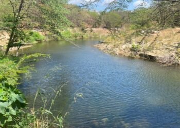 El Arroyo Bruno se ha mantenido con agua durante el presente verano guajiro