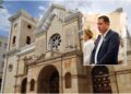 Exgobernador Nemesio Roys donó sistema de aire acondicionado para la Catedral de Riohacha