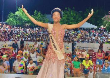 María Laura Santo cautivó al publico y al jurado, hoy es la nueva Reina del Carnaval de Albania, La Guajira