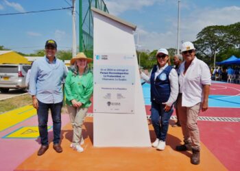 Inauguran un nuevo parque recreodeportivo en Villanueva, sur de La Guajira