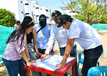 Arrancó la construcción de la nueva plaza José Prudencio Padilla de Barrancas