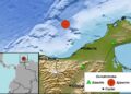 Servicio Geológico reportó un temblor de magnitud 3.4 en aguas de La Guajira
