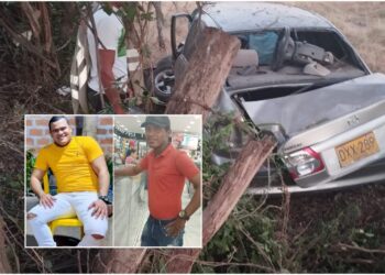 Jóvenes pierden la vida en accidente de tránsito en la vía San Juan del Cesar – Cañaverales