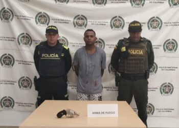 Sujeto fue capturado en el barrio Las Tunas de Riohacha por estar haciendo disparos al aire