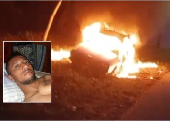 Joven se suicidó prendiéndose fuego dentro de su vehículo, en la vía Valledupar – San Juan del Cesar