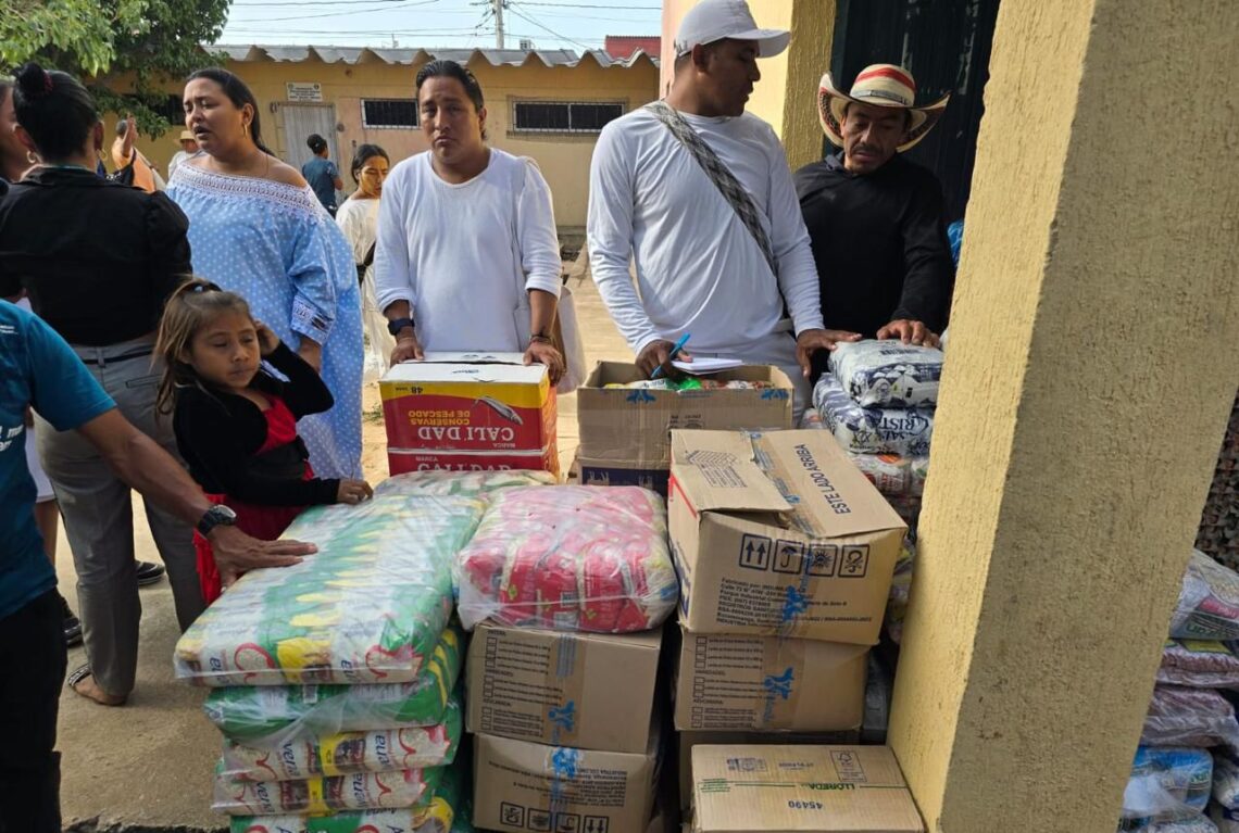 Gobernación de La Guajira brinda ayuda humanitaria a comunidades afectadas por el conflicto armado