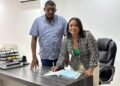 Johana Acosta tomó posesión como nueva gerente (e) del hospital de San Agustín de Fonseca