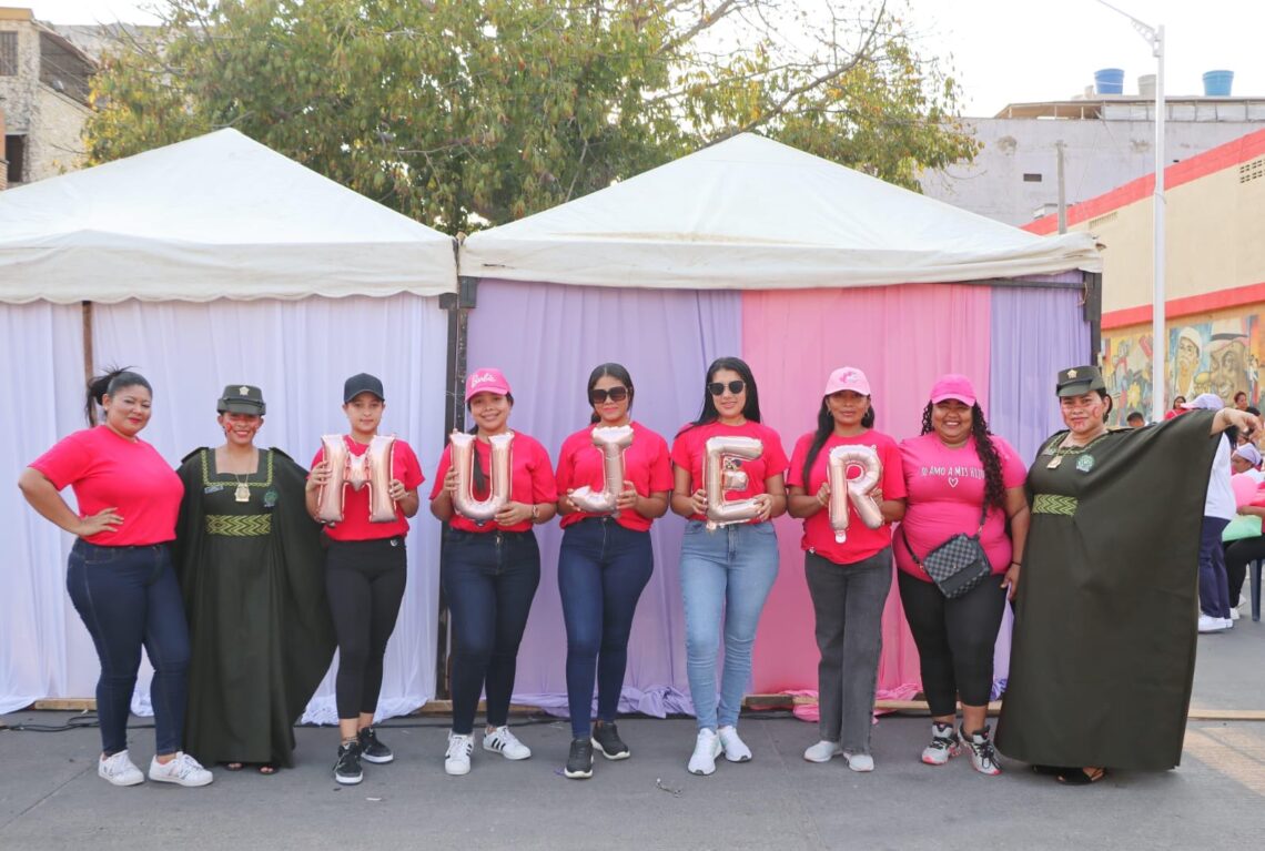 Con una colorida movilización, alcaldía de Maicao conmemoró el Día Internacional de la Mujer