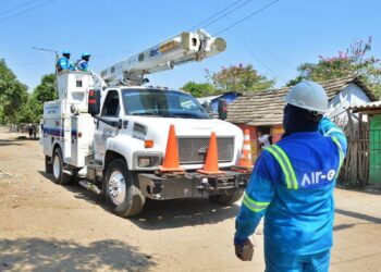 La empresa Air-e anuncia operaciones este martes en los circuitos Riohacha 1,5,8 y la línea 592