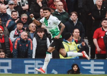El guajiro Luis Díaz marcó un golazo en el empate del clásico Manchester United vs Liverpool