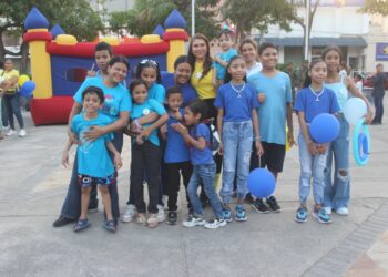 Con jornada de concienciación, las Damas Rosadas conmemoraron el Día del Autismo y Síndrome de Down en Riohacha
