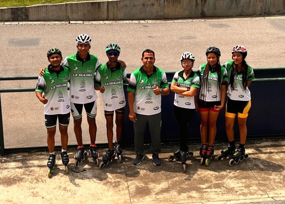 Sin apoyo del IDDG y la gobernación, Liga de Patinaje de La Guajira participa en torneo nacional