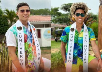 Leonardo Ibarra por Riohacha y Andy Rico por La Guajira, buscan convertirse en el nuevo Mister Universe Colombia