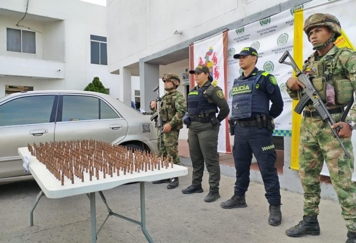 Persecución en Maicao terminó con la incautación de 850 cartuchos para fusil de largo alcance