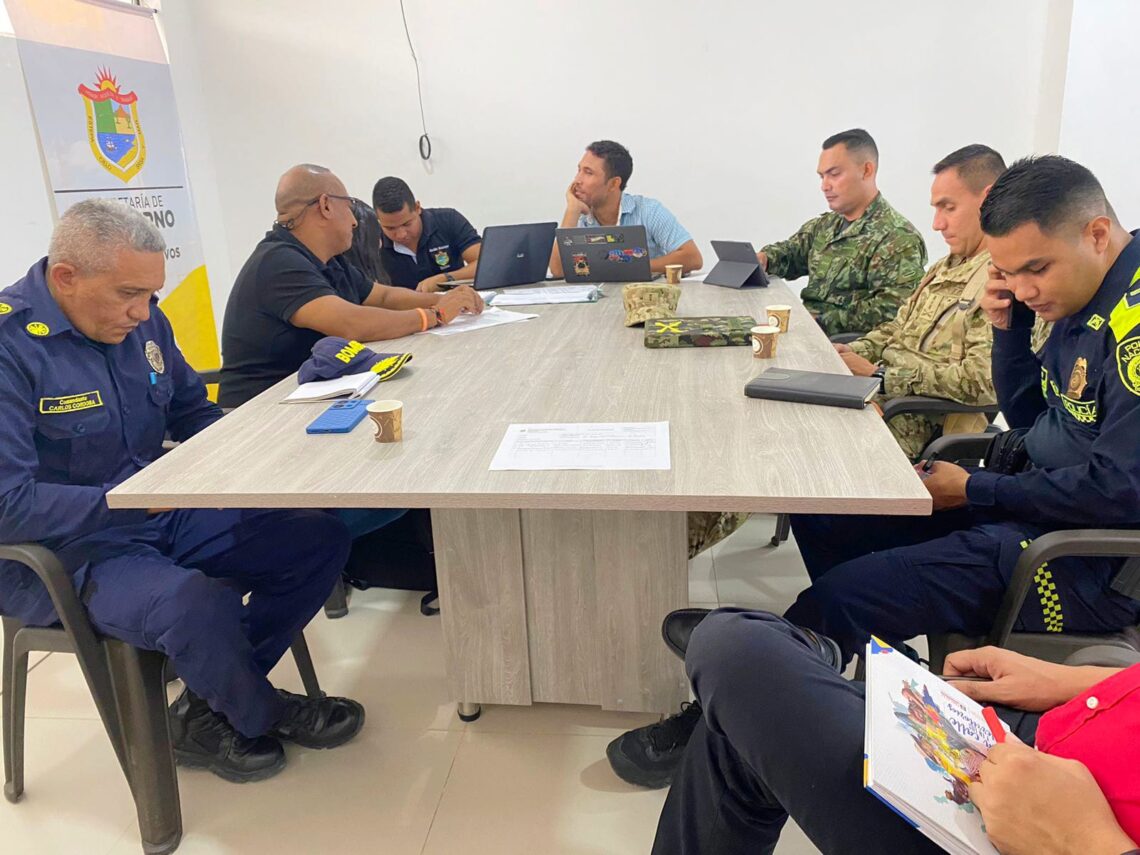 Autoridades articulan acciones de seguridad en zona rural y urbana de Uribia
