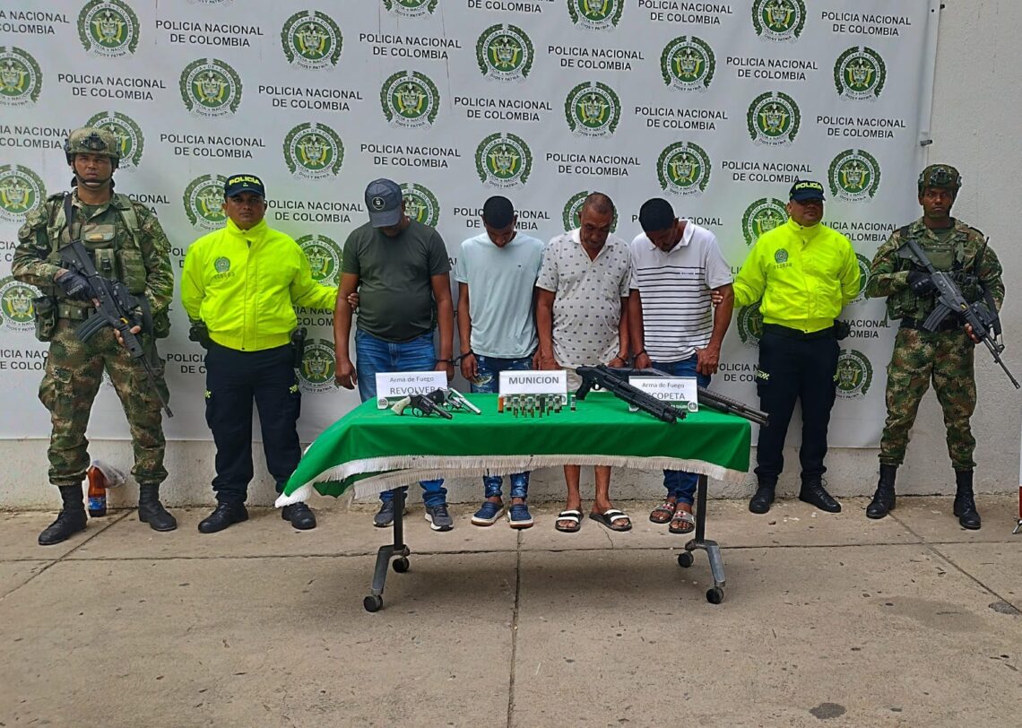 Allanamientos en La Punta de los Remedios dejó cuatro sujetos capturados dejo