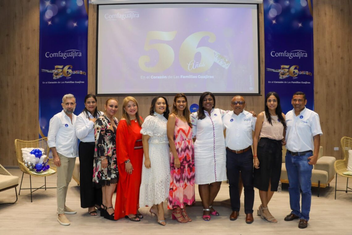 Comfaguajira celebra 56 años de compromiso y servicio a la comunidad guajira