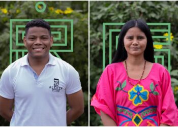 Dos guajiros hacen parte de Chagra, una exposición de narrativas comunitarias sobre cambio climático, género y justicia racial