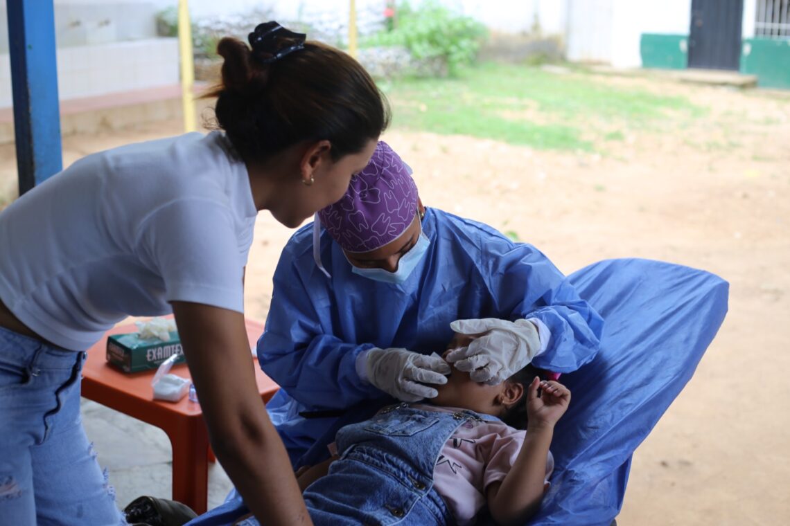 Niños y niñas de Mingueo fueron beneficiados con una brigada integral de salud