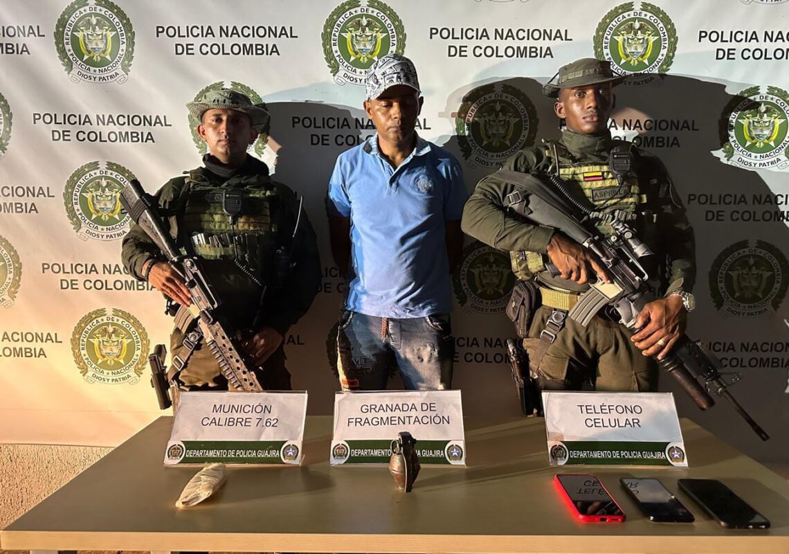 Con una granada y cartuchos para fusil capturan a un sujeto sobre la Troncal del Caribe
