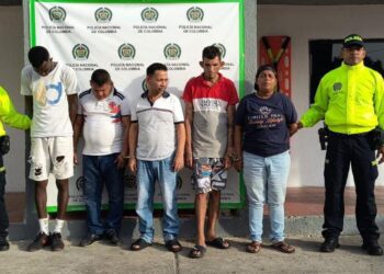 Capturados cinco presuntos integrantes de la banda ‘Los Guajaros’ en Maicao
