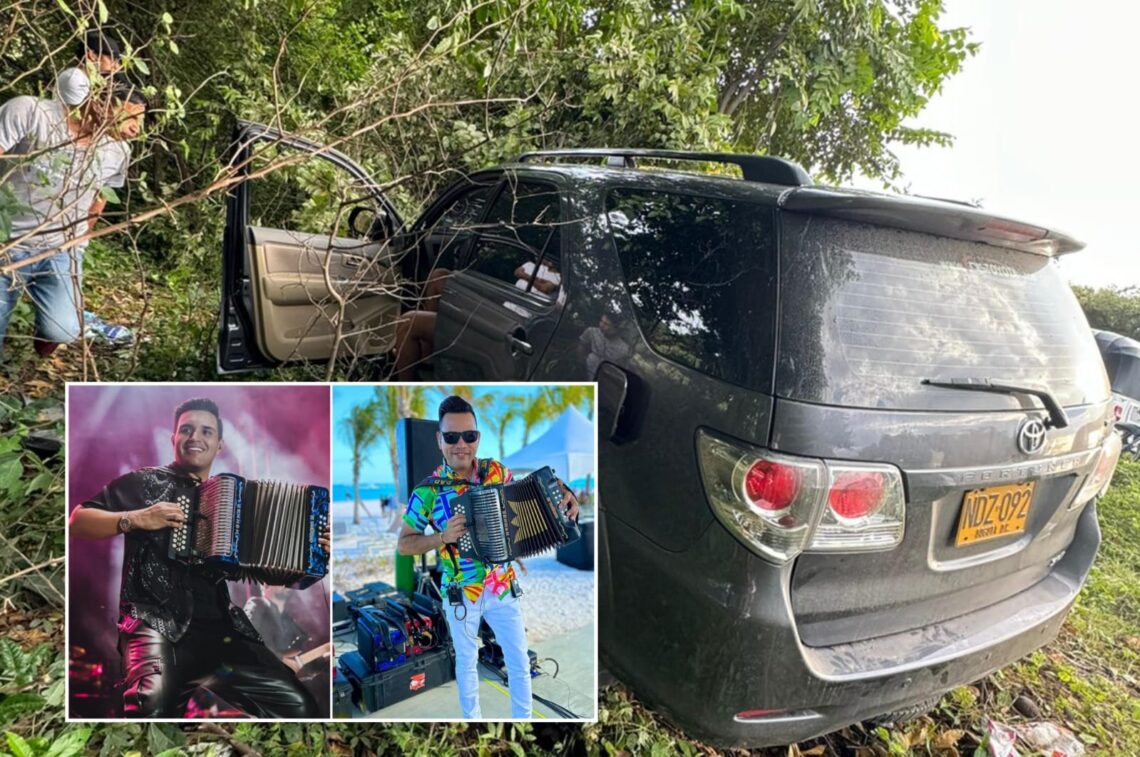 Acordeoneros de Rafa Pérez sufrieron un fuerte accidente de tránsito en vías del Cesar