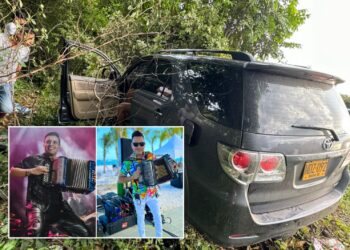 Acordeoneros de Rafa Pérez sufrieron un fuerte accidente de tránsito en vías del Cesar