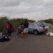 Tres heridos dejó un fuerte accidente de tránsito en la vía Riohacha – Maicao