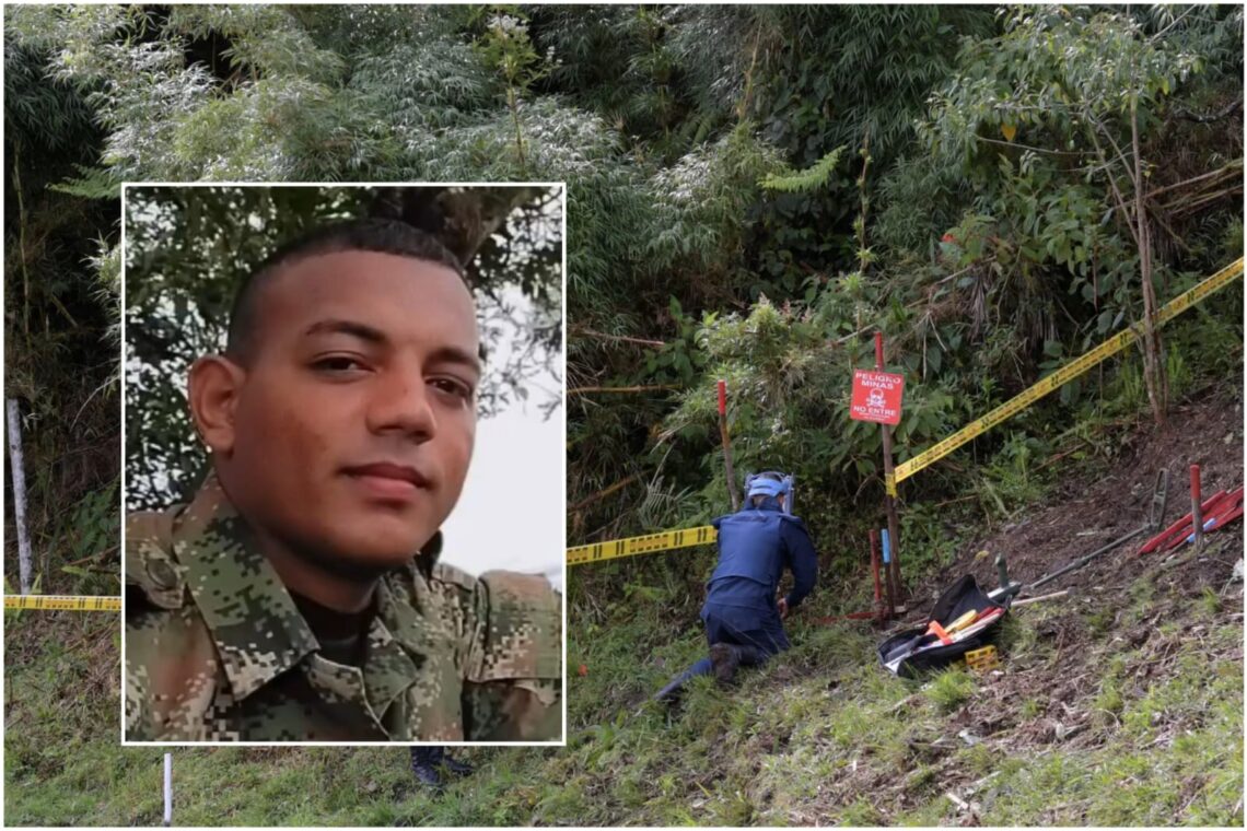 Un guajiro entre los seis militares muertos en campo minado en Valdivia, Antioquia