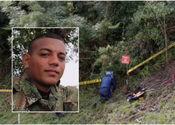 Un guajiro entre los seis militares muertos en campo minado en Valdivia, Antioquia