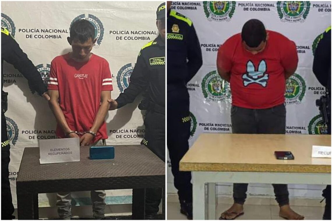 Policías frustraron dos atracos a mano armada en Barrancas y capturaron a los antisociales