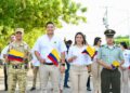 Barrancas rindió honores al día de la Independencia de Colombia