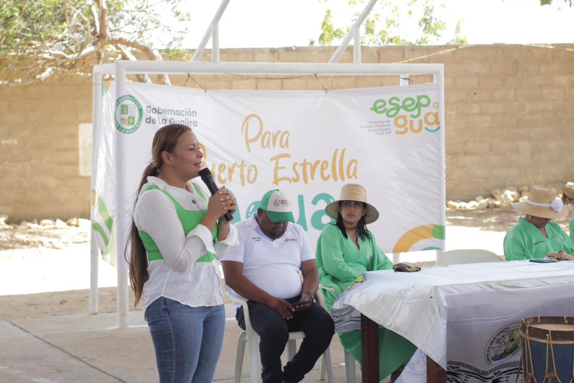 En cuatro meses, los habitantes de Puerto Estrella en la Alta Guajira, accederán a agua potable por tubería