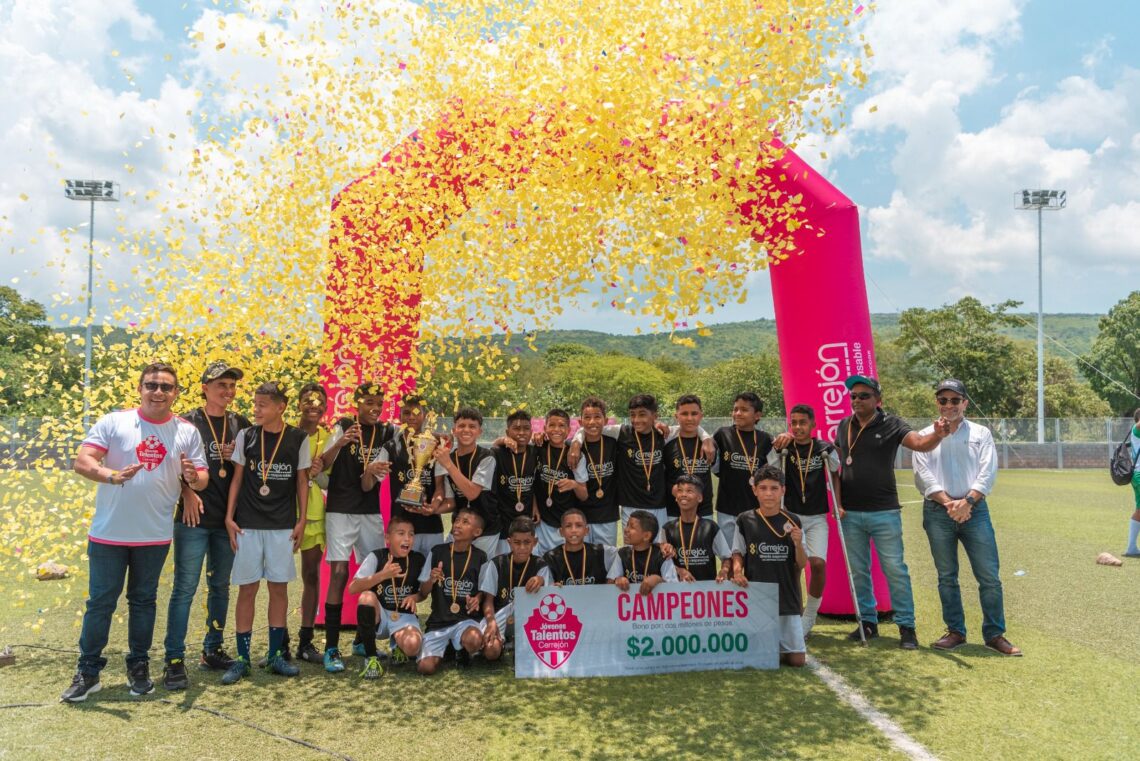 Barrancón es el nuevo campeón del torneo de fútbol ‘Jóvenes Talentos Cerrejón’