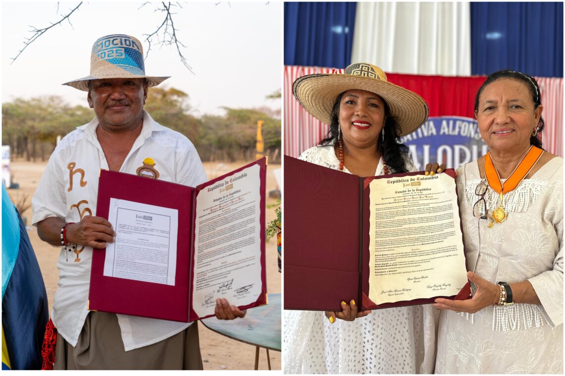 Dos instituciones de La Guajira fueron condecoradas por el Senado de la República con la Orden del Congreso en grado de Comendador